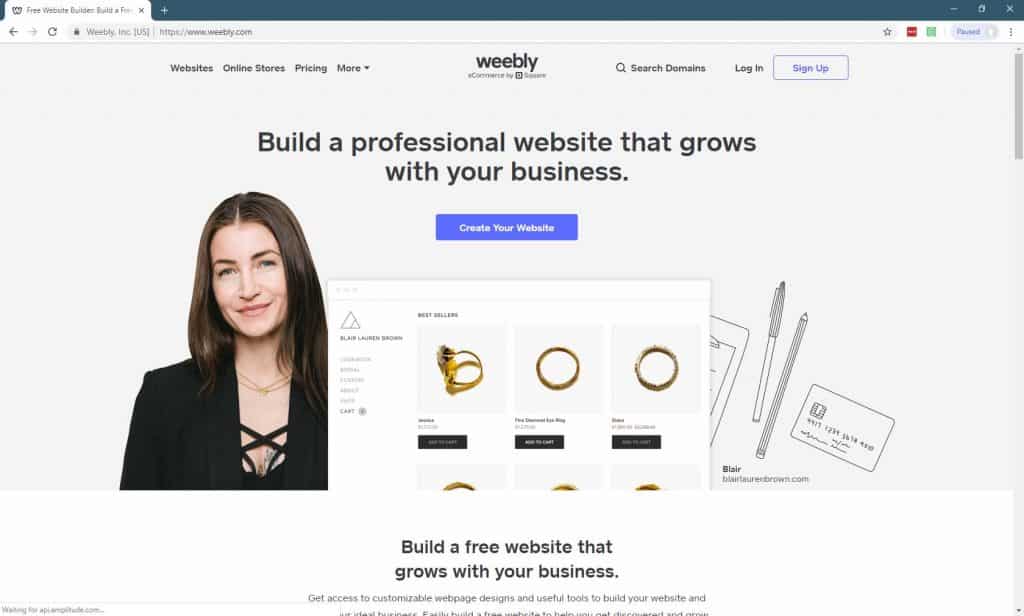11 Best Website Builders For Small Businesses-Weebly