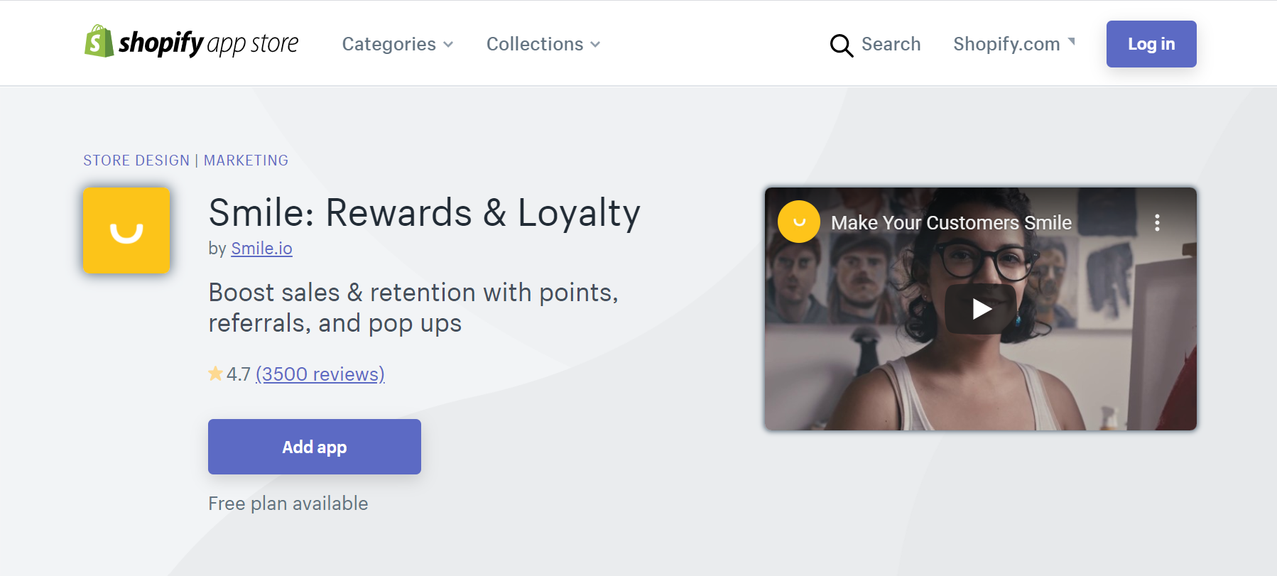Smile Rewards and Loyalty app