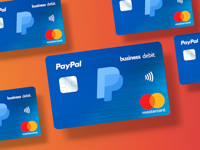 Business debit card from Paypal