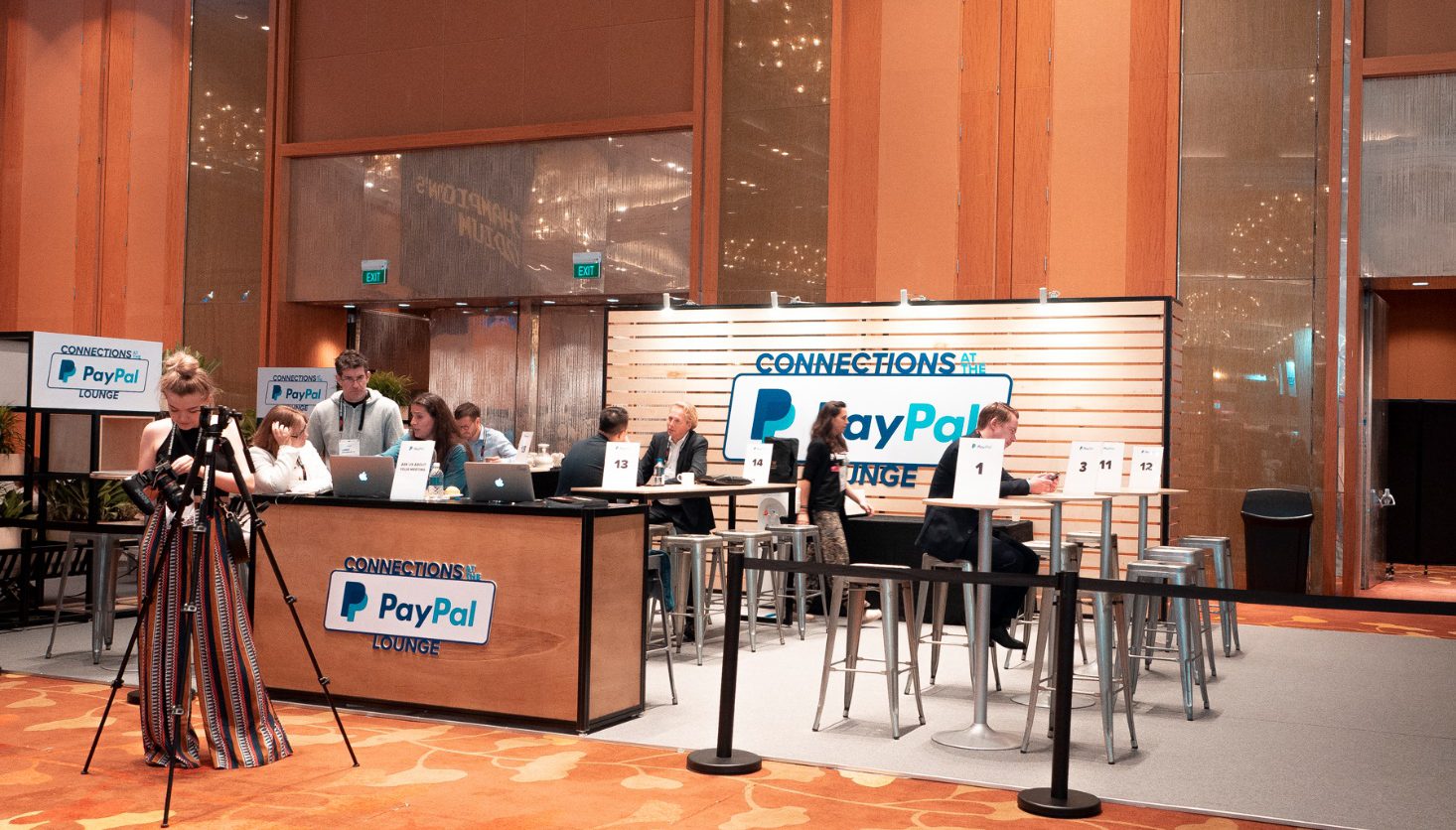 Paypal booth at a conference