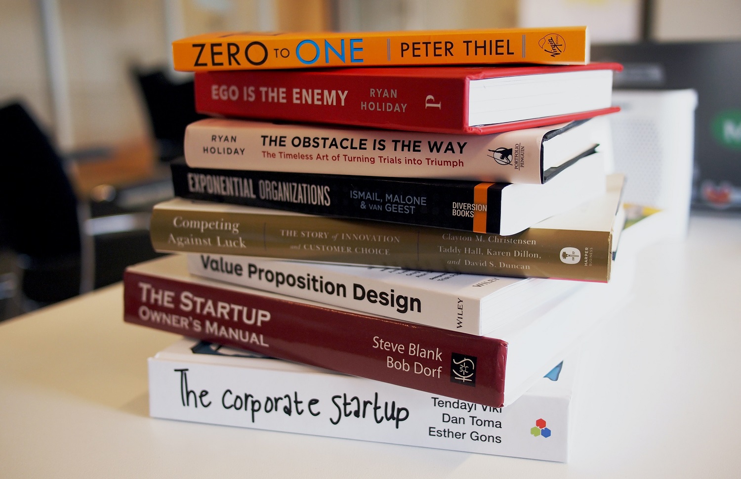 A list of business books for entrepreneurs