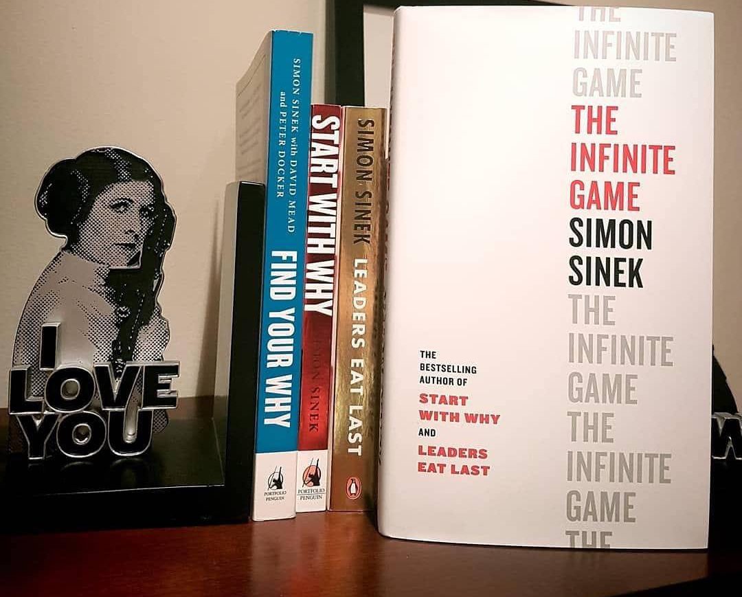 Simon Sinek book from The Ininite Game