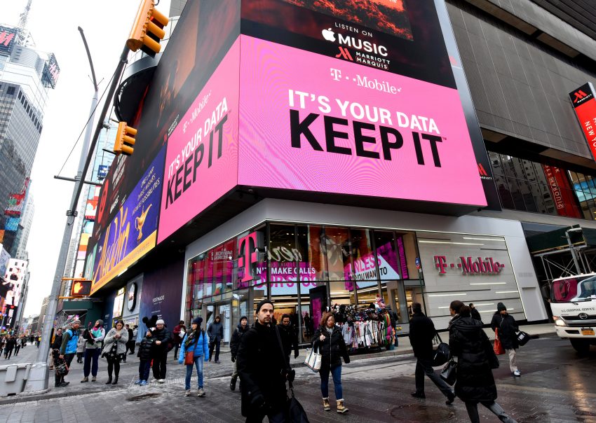 T-Mobile retailer store in New York