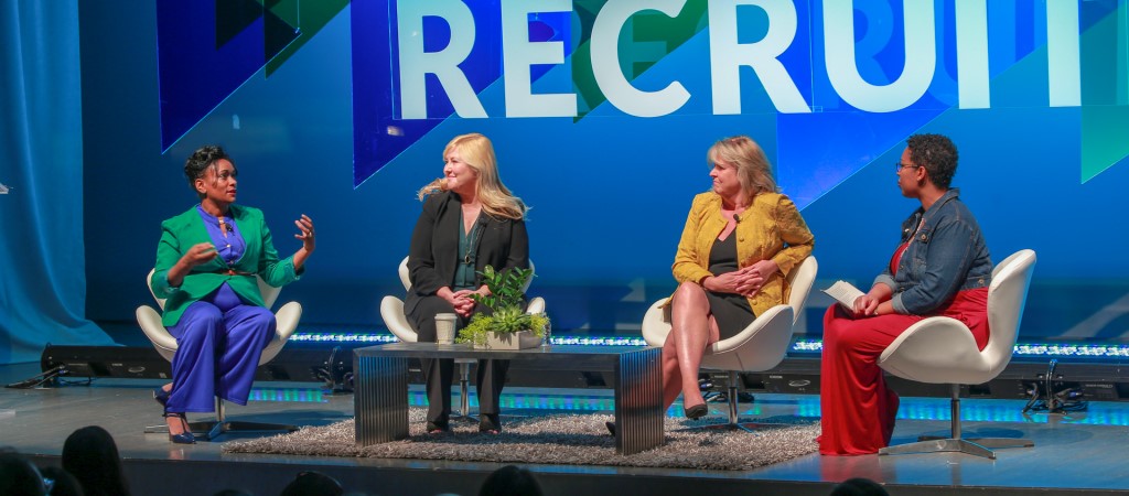 Glassdoor executive in an interview at recruiting conference