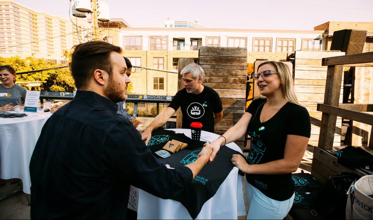 Professional networking event at Austin startup week