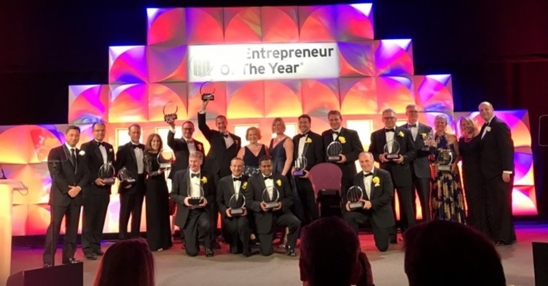 ezCater receive awards of Entrepreneur of the year