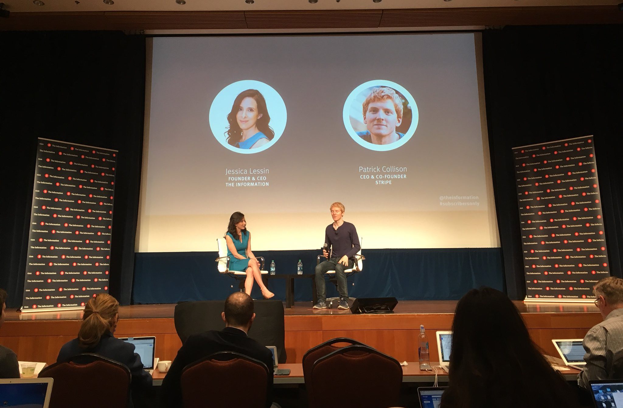 Stripe CEO shares his story at an entrepreneur program