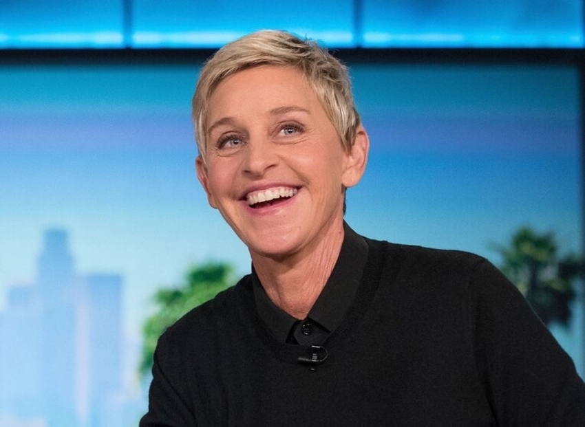 Ellen DeGeneres in talk show