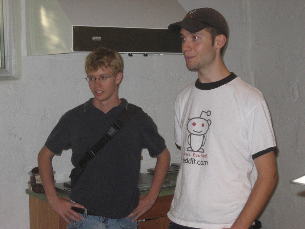 Reddit co-founders in early days