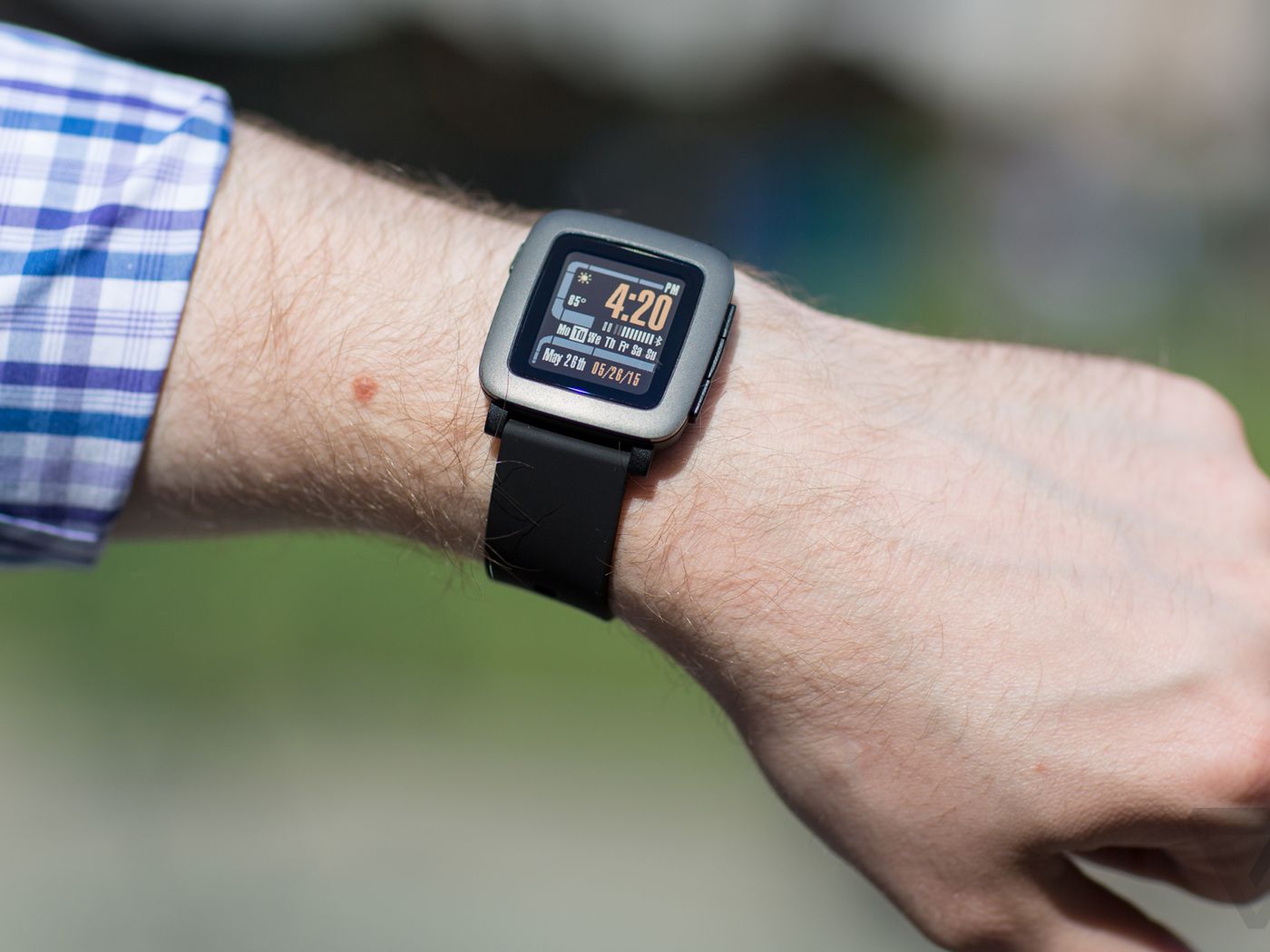The watch demo from Kickstarter