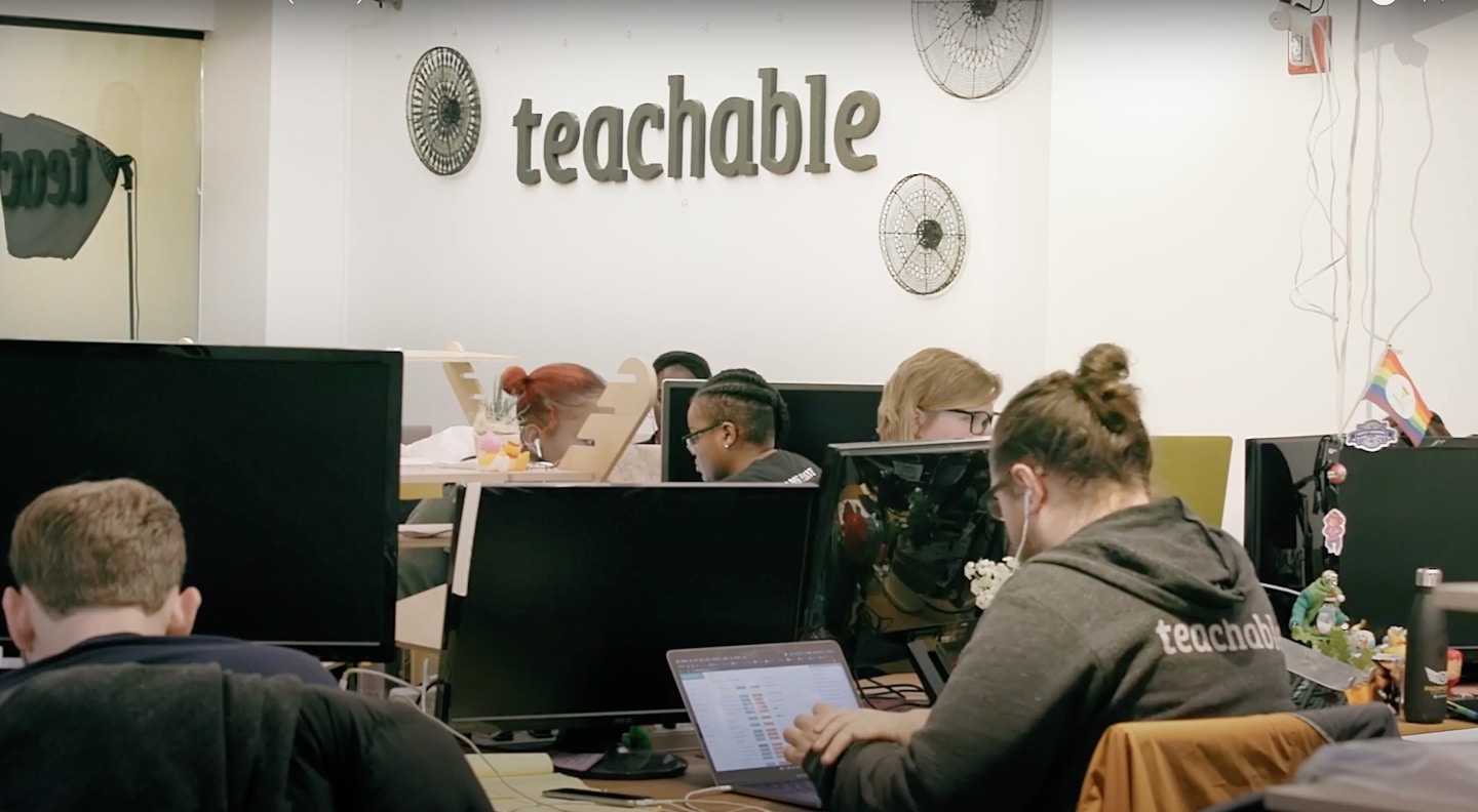 Teachable engineering team collaborate on product design