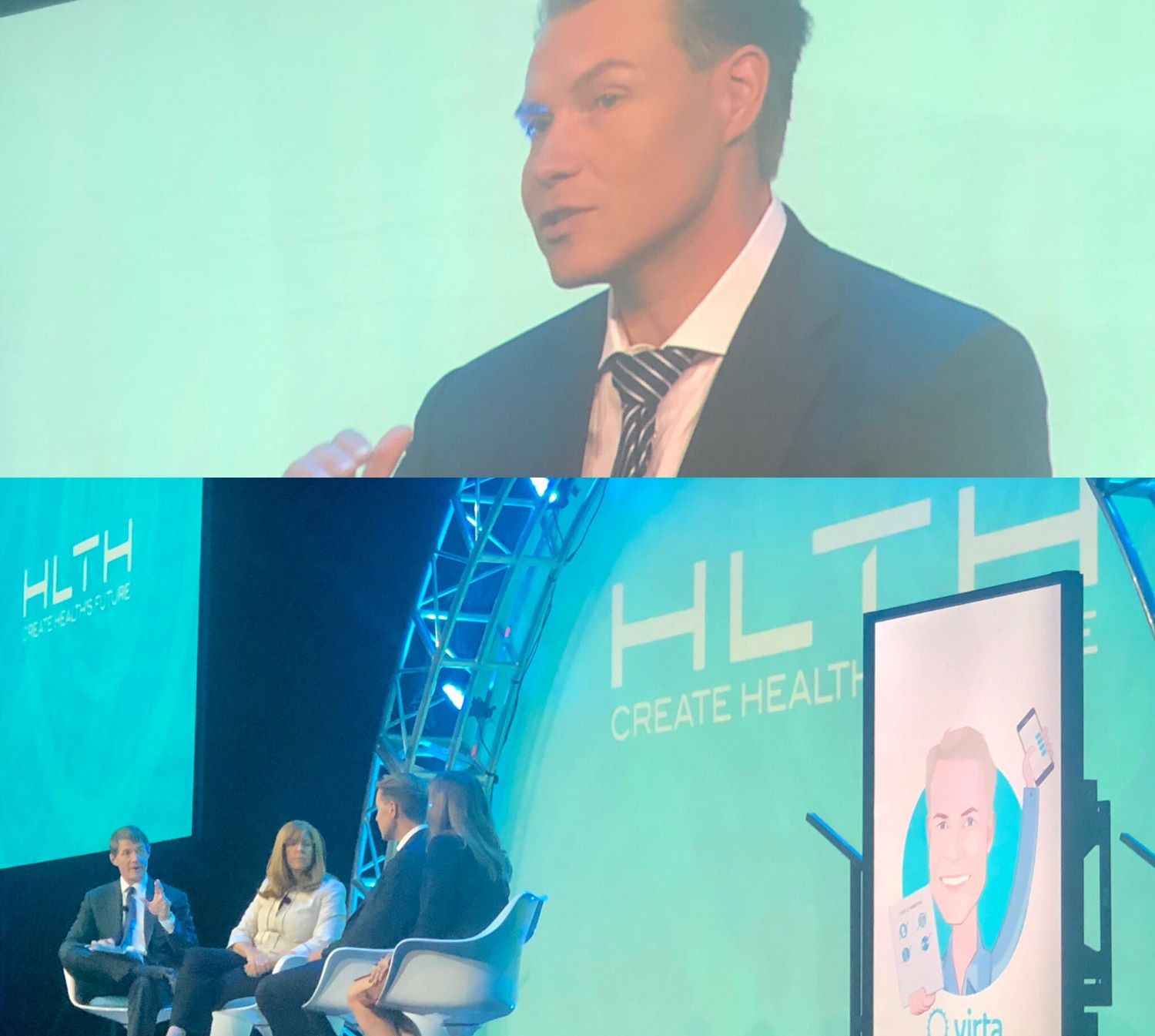 Virta Health CEO in a featured interview at HLTH conference