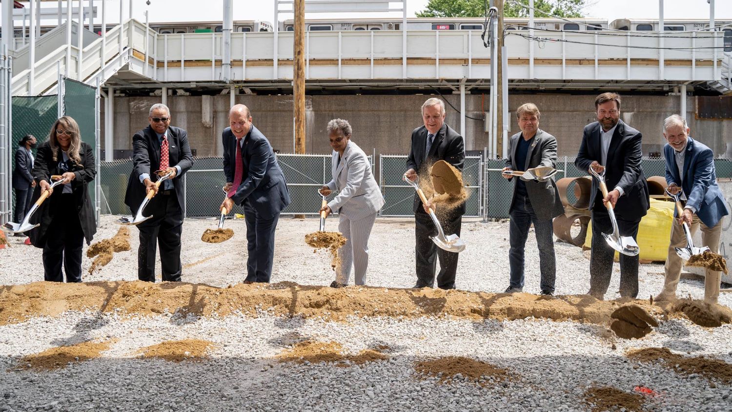 Chicago government agency in a ground breaking event