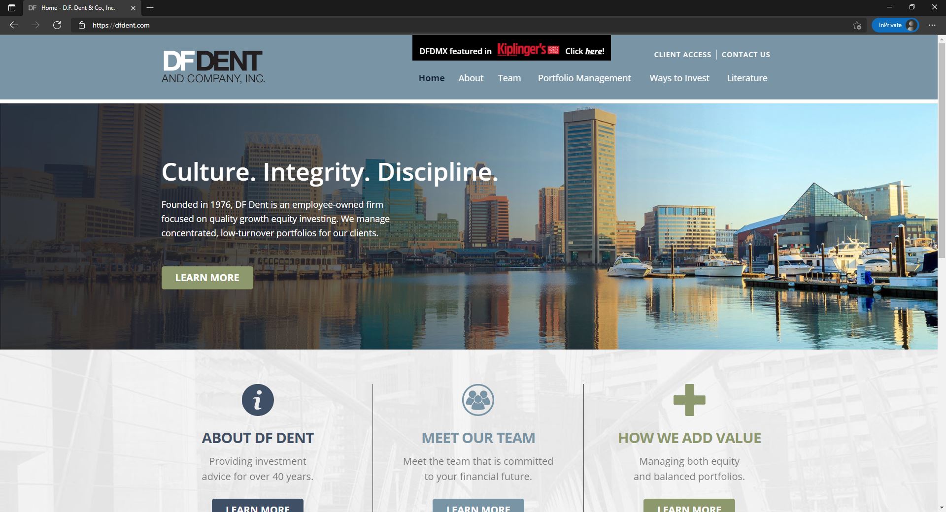 D.F. Dent & Co website